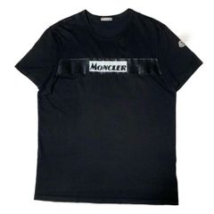 モンクレール プリントロゴ ブラック XL Tシャツ 国内正規品 5S159