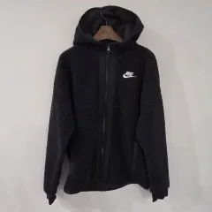 ナイキ フリース ジップアップ フーディー ブラック 155/76