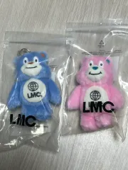 LMC クマ ドール キーホルダー ピンク/ブルー