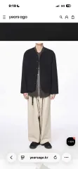 Years ago ウール カラーレス ジャケット (公式ホームページ 完売)