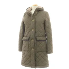 【中古】トラディショナルウェザーウェア Traditional Weatherwear ポリエステル キルティングコート カーキ【サイズ34】【レディース】のサムネイル