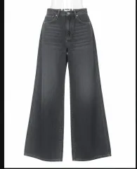 インディゴデニム ワイド デニム パンツ