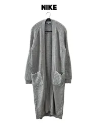 (XS) トミーヒルフィガー ロング ニット カーディガン グレー