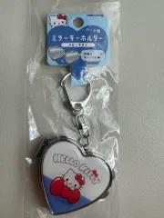 サンリオ キティ ハード リバーシブル ミラー キーホルダー