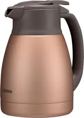 象印マホービン ステンレスポット 1.0L ポット 卓上 広口約6.5cm ステンレス真空2重まほうびん 保温・保冷 マットカッパー SH-HC10-NUのサムネイル