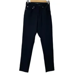 美品 LIMI feu リミフゥ ストレッチスリムパンツ サイズXS ブラック レディース 古着 中古 USED