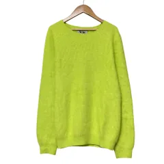 良品 Acne アクネ アンゴラニットセーター サイズM ライムイエロー  レディース 古着 中古 USEDのサムネイル