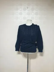 新品/GEORGES RECH ジョルジュ・レッシュ/ネイビーニット55/ニット55/7分ニット55