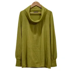 良品 VIVIENNE TAM ヴィヴィアンタム モックネック ウールニット 0 マスタード レディース 古着 中古 USEDのサムネイル