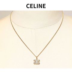 極美品】CELINE セリーヌ ソリテール スパークル ネックレス