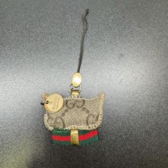 未使用 GUCCI グッチ クリスティーナ キーホルダー リング 猫