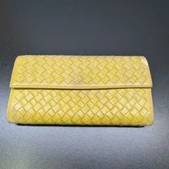 ボッテガヴェネタ イントレチャート 長財布 黄色 B26031820
