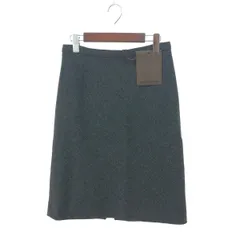 LOUIS VUITTON ルイヴィトン ウールスカート サイズ:38 バックスリット/タイト/フランス製    グレー レディース / 241019001343のサムネイル
