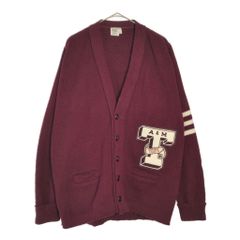 OLD CROW ウールニットベスト ワインレッド XL - メルカリ