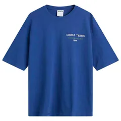 ディアドラ メンズ トップス Tシャツ Diadora x Palmes Legacy II TShirt Blue Limonges ブルーのサムネイル