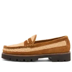 コリドー メンズ シューズ スリッポン・ローファー Corridor x GH Bass Larson Weejun Loafer Brown ブラウン