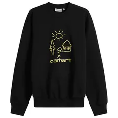 カーハート メンズ アウター パーカー・スウェット シャツ Carhartt WIP Masterpiece Sweatshirt Black Fandoghi ブラック