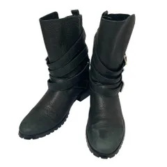 良品 DOUBLE STANDARD CLOTHING ダブルスタンダードクロージング エンジニアブーツ 37.5 24.5cm ブラック レディース 古着 中古 USEDのサムネイル
