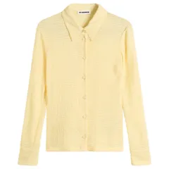 ジル・サンダー レディース アウター カーディガン ニット Jil Sander Loose Knit Cardigan Pastel Yellow イエローのサムネイル