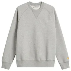 カーハート メンズ アウター パーカー・スウェット シャツ Carhartt WIP Chase Sweatshirt Grey Heather Gold グレー