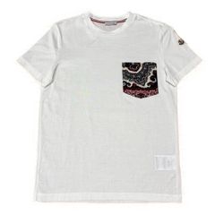 極美品☆モンクレール ペイズリー Tシャツ ホワイト S 国内正規品 