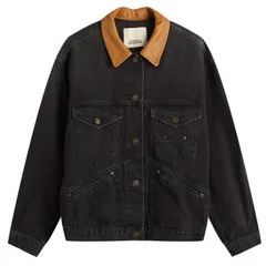 イザベル マラン レディース アウター ジャケット・ブルゾン デニム Isabel Marant Petunia Denim Jacket Faded Black ブラックのサムネイル