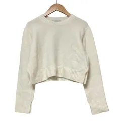 美品 ALLSAINTS オールセインツ ウール ショートニットセーター サイズS ホワイト レディース 古着 中古 USEDのサムネイル