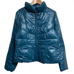 美品 HIROKO BIS ヒロコビス 2wayダウン ジャケット サイズ11 ブルー レディース 古着 中古 USEDのサムネイル