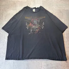 O-822 Harley Davidson ハーレーダビッドソン グラフィックプリントTシャツ サイズ4XL