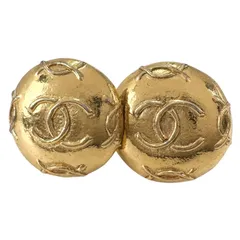CHANEL シャネル ココマーク ヴィンテージ イヤリング/メッキ ゴールド【中古】 レディース