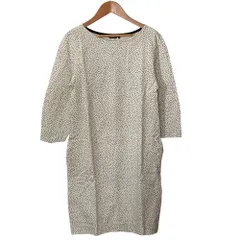 良品 Marimekko マリメッコ VIHMU ワンピース サイズXS ホワイト×ブラック レディース 古着 中古 USED