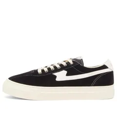エス ダブリュー シー メンズ シューズ スニーカー スエード Stepney Workers Club Dellow SStrike Cup Suede Sneaker Black White ホワのサムネイル
