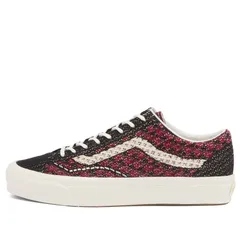 バンズ メンズ シューズ スニーカー Vans LX Old Skool 36 EK sneaker Geo Check Bordeaux チェック