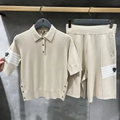 レディースゴルフウェア アメージングクリー 半袖Tシャツ & ハーフパンツ セット