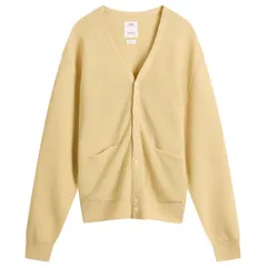 ビズビム メンズ アウター カーディガン Visvim Selmer Cardigan Yellow イエローのサムネイル