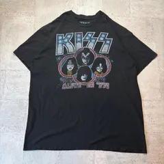 O-832 ミュージック Kiss Alive In '77 グラフィックプリントTシャツ サイズXL