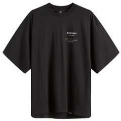 リプレゼント メンズ トップス Tシャツ Represent Revere Manor TShirt Stained Black ブラック
