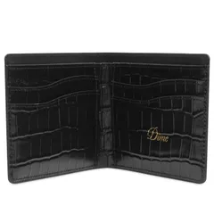 ダイム メンズ アクセサリー 財布 Dime Croc Bifold Wallet Black ブラック