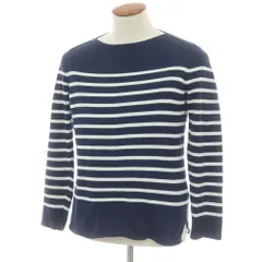 中古】ルトロワ Letroyes コットン ボーダー ボートネック プル