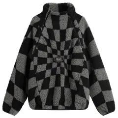 バンズ メンズ アウター ジャケット・ブルゾン フリース Vans x AOD Relief Check Fleece Smoked Pearl パールのサムネイル