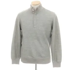 【中古】アレグリ Allegri ウールポリエステル ハーフスナップボタン スタンドカラー プルオーバーニット グレー【サイズ46】【メンズ】のサムネイル