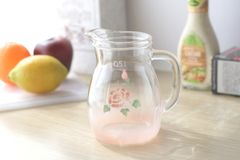 マニー ローズ Gガラス ジャグS 花瓶 水差し ピッチャー 日本製 新品
