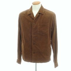 ASPESI☆新品5万円アスペジ こなれ感ブラウンコーデュロイシャツ 
