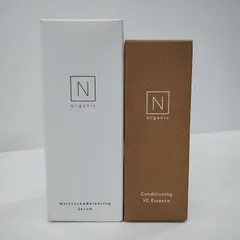 Y5094 エヌオーガニック モイスチュア&バランシングセラム 60ml・Basic コンディショニング VCエッセンス 30g 計2点セット