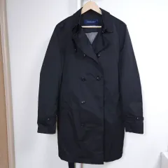ザラ ZARA MAN ブラック トレンチコート 100L