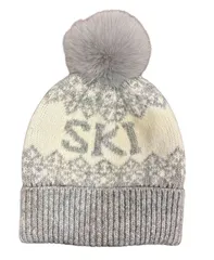マーカスアドレール レディース アクセサリー 帽子 ニット Marcus Adler Knit Ski Beanie Hat Gray グレー