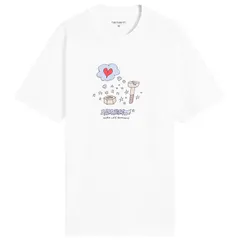 カーハート メンズ トップス Tシャツ Carhartt WIP Work Life Romance TShirt White ホワイト