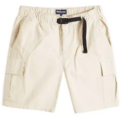 バブアー メンズ ボトムス ハーフパンツ・ショーツ ショートパンツ Barbour Grindle Relaxed Cargo Shorts Oatmeal オートミールのサムネイル