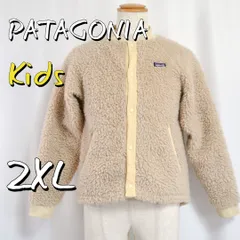 【美品】patagoniaパタゴニア レトロX ボマージャケット ノーカラーフリースジャケット XXL(レディース M～L相当) ナチュラル