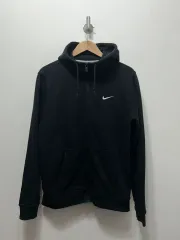 ナイキ ブラック フードジップアップ 裏起毛 トレーナー 100